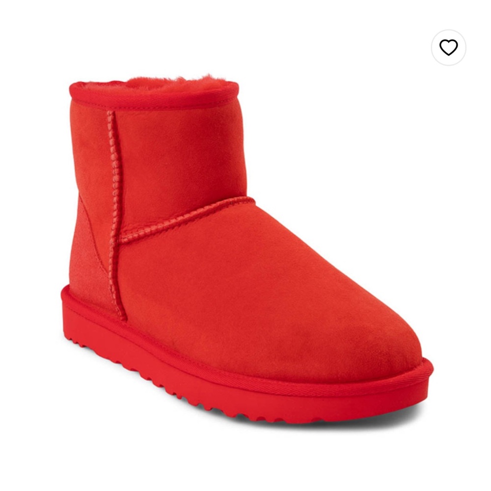 NWOB UGG Classic Mini Red Boots